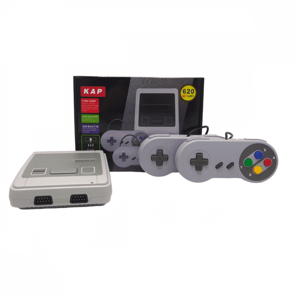 Mini Super Nintendo Retro + de 20 mil jogos com 2 Controles USB