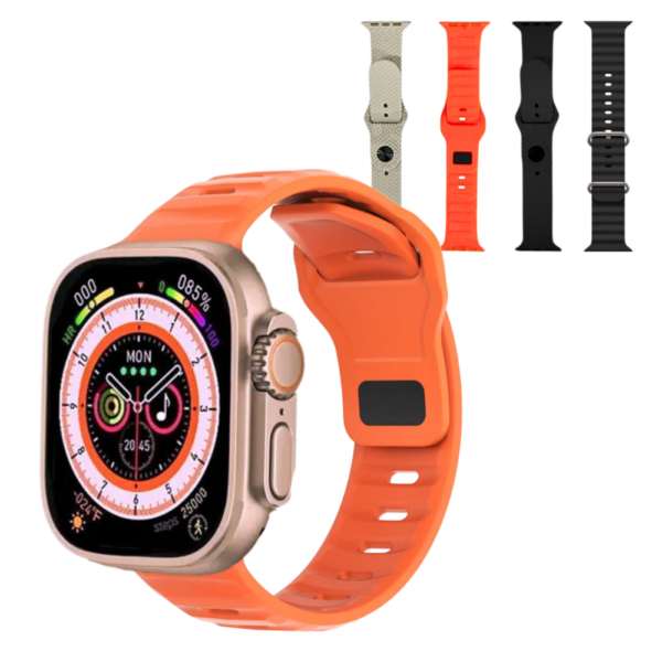 Smartwatch Inteligente 49mm com 04 Pulseiras W9 ULTRA - Image 6