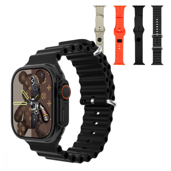 Smartwatch Inteligente 49mm com 04 Pulseiras W9 ULTRA - Image 5