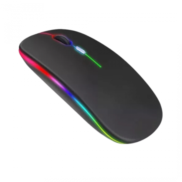 Mouse Wireless Recarregável RGB 1600 Dpi Exbom - Image 3