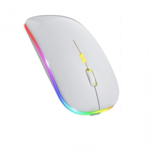 Mouse Wireless Recarregável RGB 1600 Dpi Exbom - Image 4