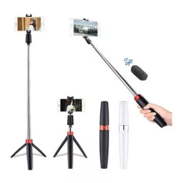 Tripé Bastão De Selfie Android /ios + Controle Wireless Youtuber - Image 9