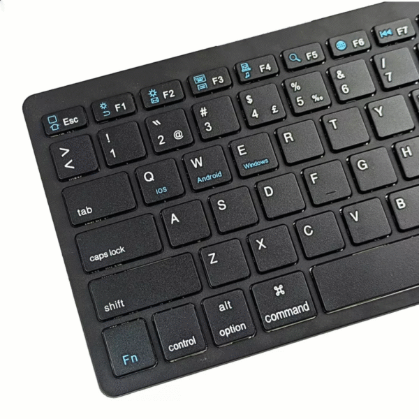 Teclado e Mouse Sem Fio Ultra Fino Portátil Bluetooth EL-2102 - Image 3