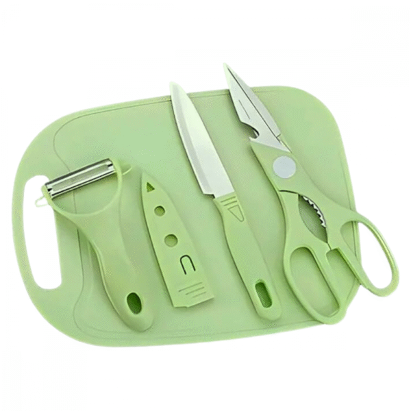 Jogo De Cozinha Kit 4 Peças Material Antiaderente Utensílios - Image 4