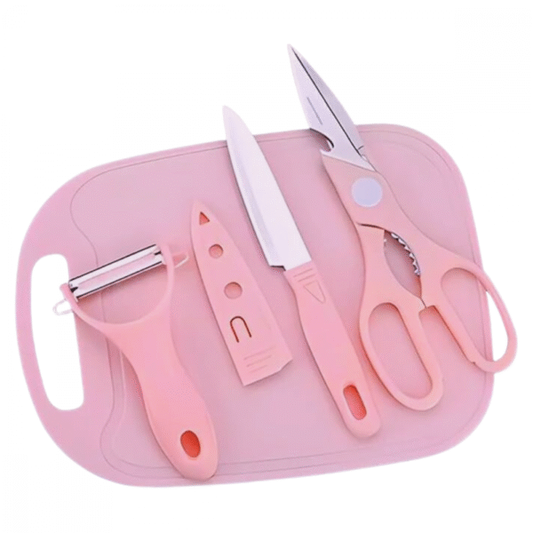 Jogo De Cozinha Kit 4 Peças Material Antiaderente Utensílios - Image 5